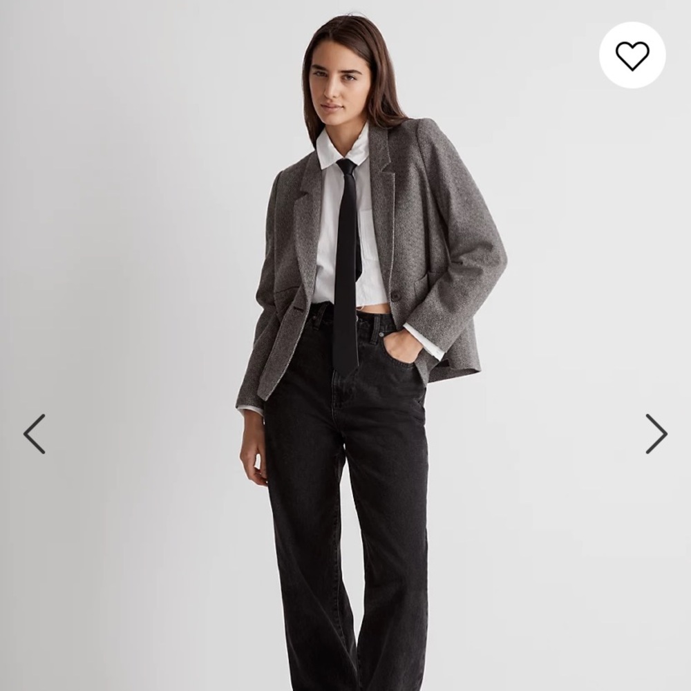 Madewell Crop Dorset Blazer NH856